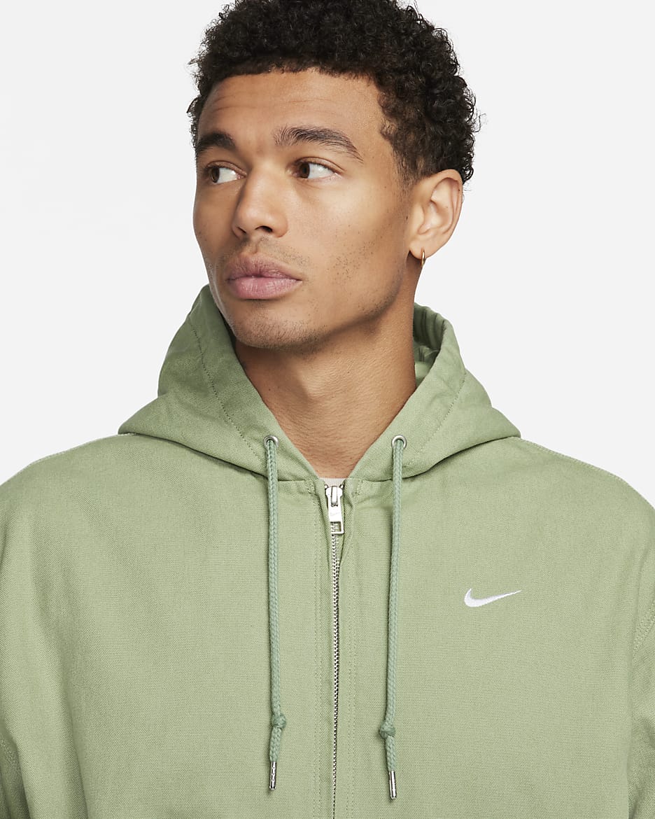 Nike white and gold jacket best sale